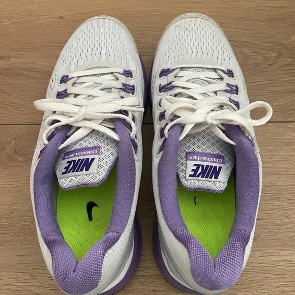 Nike Lunarglide 4 Pure Platinum Court Youth 5/Women’s 6.5 - Picture 6 of 6